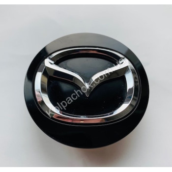 Колпачок на диски Mazda черный/хром лого KD5137190 (57мм) (Оригинал) Колпачок на диски Mazda черный/хром лого KD5137190 (57мм) (Оригинал)