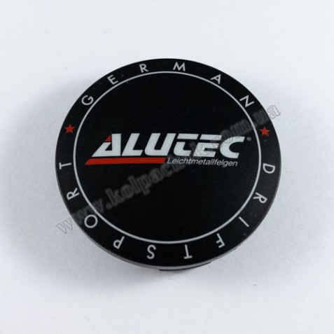 Ковпачок на диски Alutec N23 чорний мат/букви по колу