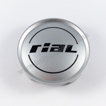 Колпачок на диски Rial N12 серебро (Оригинал)