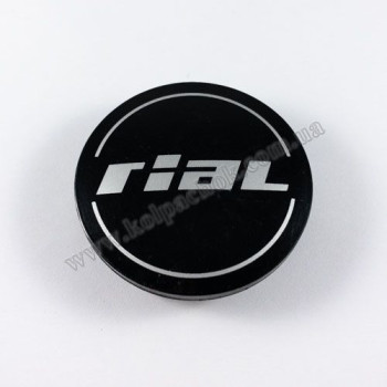 Ковпачок на диски Rial N23 чорний глянець (Оригінал) Ковпачок на диски Rial N23 чорний глянець (Оригінал)