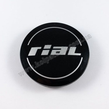 Ковпачок на диски Rial N32 чорний глянець (Оригінал)