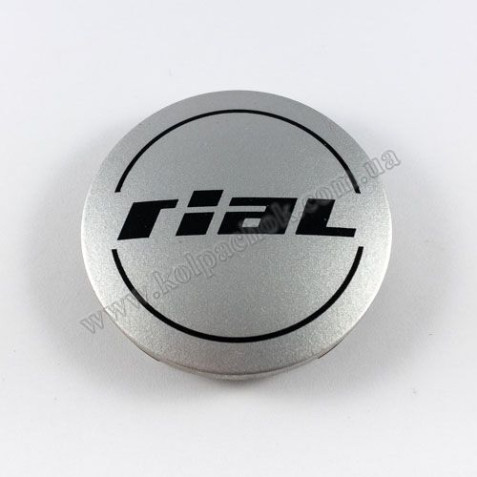 Ковпачок на диски Rial N32 срібло (Оригінал)