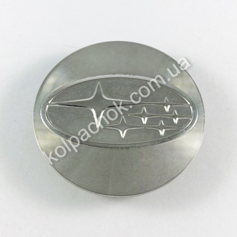 Колпачок на диски Subaru полировка 28821-AJ000 (59мм) (Оригинал)