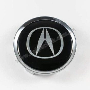 Ковпачок Acura чорний/хром лого для дисків Rial Alutec N32 (64мм) Ковпачок Acura чорний/хром лого для дисків Rial Alutec N32 (64мм)