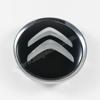 Ковпачок Citroen чорний/хром лого для дисків Rial Alutec N32 (64мм) Ковпачок Citroen чорний/хром лого для дисків Rial Alutec N32 (64мм)
