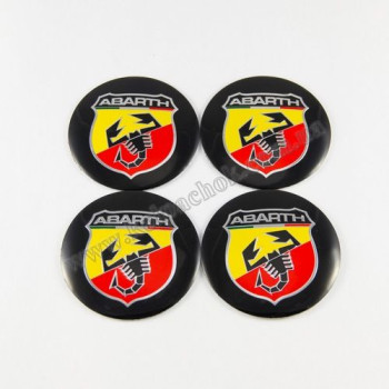 Наклейки для ковпачків на диски Abarth (56мм)