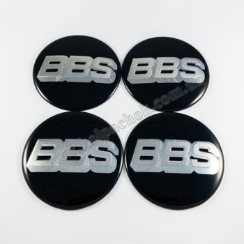 Наклейки для ковпачків на диски BBS чорні/сріблястий лого (80мм) Наклейки для ковпачків на диски BBS чорні/сріблястий лого (80мм)