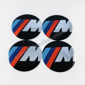 Наклейки для колпачков на диски BMW "M" (60мм)