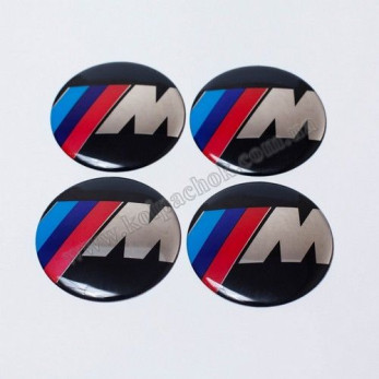 Наклейки для колпачков на диски BMW "M" (65мм) Наклейки для колпачков на диски BMW "M" (65мм)