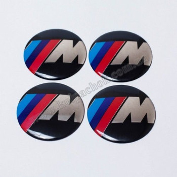 Наклейки для колпачков на диски BMW "M" (65мм)