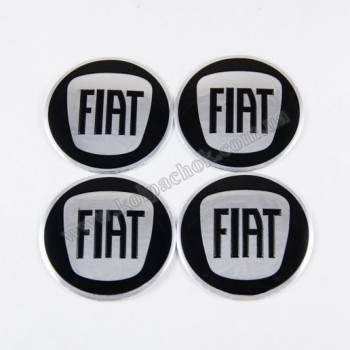 Наклейки для ковпачків на диски Fiat чорні (56мм) Наклейки для ковпачків на диски Fiat чорні (56мм)