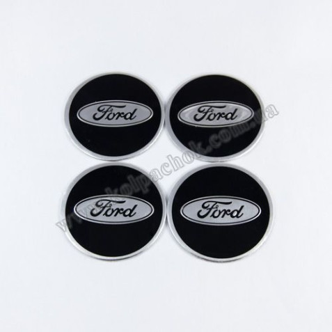 Наклейки для ковпачків на диски Ford (60мм)