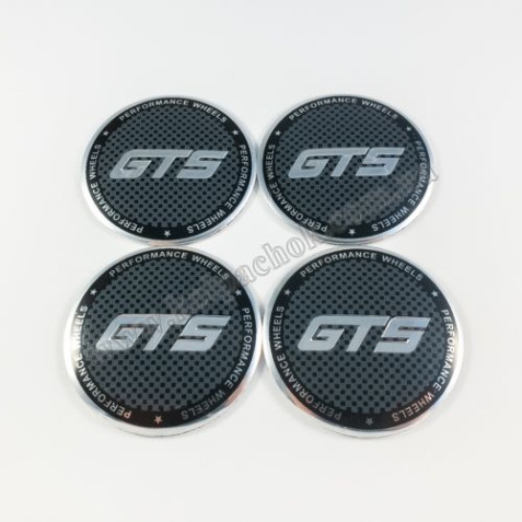 Наклейки для ковпачків на диски GTS (56мм)