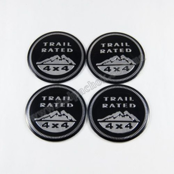 Наклейки для колпачков на диски Jeep Trail Rated (56мм) Наклейки для колпачков на диски Jeep Trail Rated (56мм)