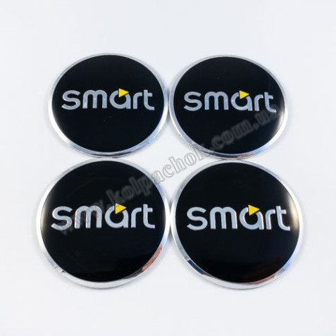 Наклейки для ковпачків на диски Smart (56мм)