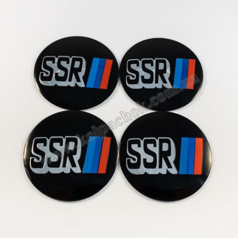 Наклейки для ковпачків на диски SSR (56мм)