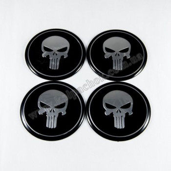 Наклейки для ковпачків на диски The Punisher (65мм) Наклейки для ковпачків на диски The Punisher (65мм)