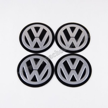 Наклейки для ковпачків на диски VolksWagen плоскі (55мм)