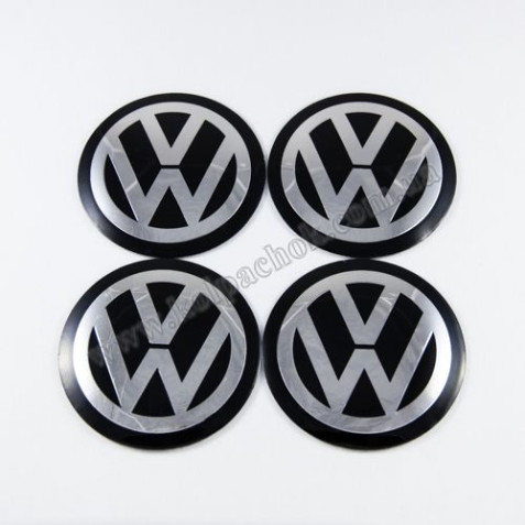 Наклейки для ковпачків на диски VolksWagen (74мм)