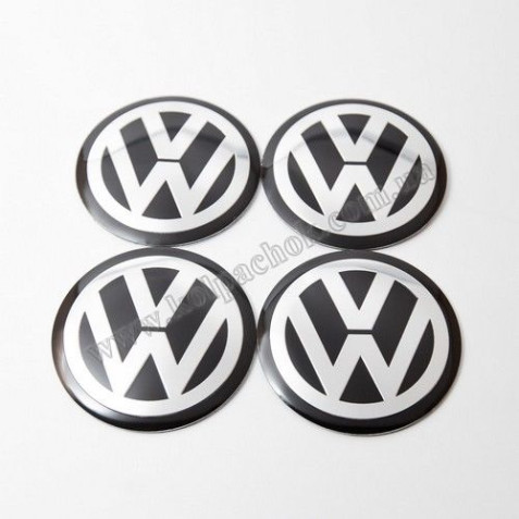 Наклейки для ковпачків на диски VolksWagen (65мм)