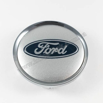Ковпачок Ford срібло/синій лого для дисків Rial Alutec N32 (64мм) Ковпачок Ford срібло/синій лого для дисків Rial Alutec N32 (64мм)