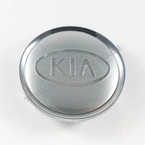 Ковпачок KIA срібло/хром лого для дисків Rial Alutec N32 (64мм)