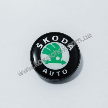 Ковпачок на диски Skoda black (58мм) Ковпачок на диски Skoda black (58мм)