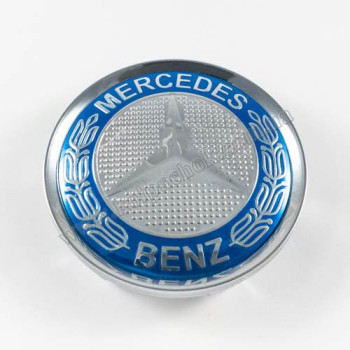 Ковпачок Mercedes-Benz хром/синій кант для дисків Rial Alutec N32 (64мм) Ковпачок Mercedes-Benz хром/синій кант для дисків Rial Alutec N32 (64мм)
