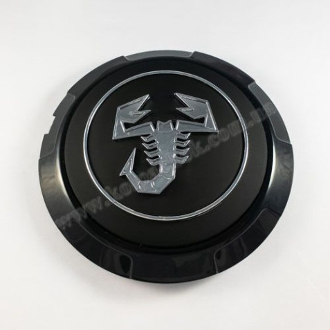 Ковпачок на диски Fiat Abarth чорний 51923348 (134мм)