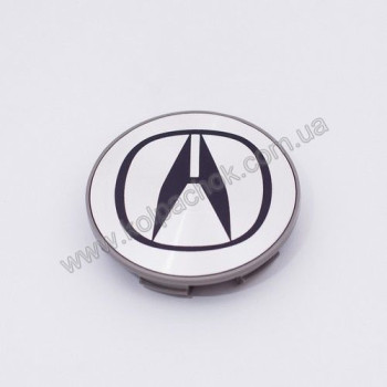 Ковпачок на диски Acura срібло/чорний лого 44732-S0X-A000 (69мм) Ковпачок на диски Acura срібло/чорний лого 44732-S0X-A000 (69мм)