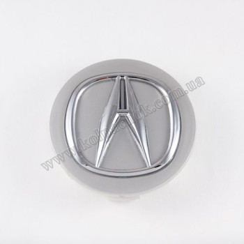 Колпачок на диски Acura серебро/хром лого 44732-TK4-A10 (69мм) Колпачок на диски Acura серебро/хром лого 44732-TK4-A10 (69мм)