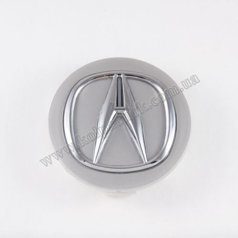 Ковпачок на диски Acura срібло/хром лого 44732-TK4-A10 (69мм)
