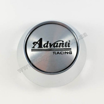 Ковпачок на диски Advanti Racing конус/хром/сірий лого (62-68мм) Ковпачок на диски Advanti Racing конус/хром/сірий лого (62-68мм)