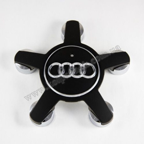 Колпачок на диски Audi 4F0601165N черный мат (звезда)