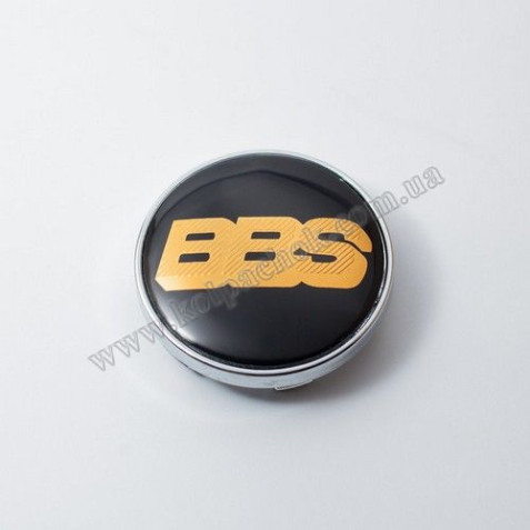 Ковпачок на диски BBS золотий лого (60мм)