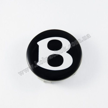 Колпачок на диски Bentley черный 3W0601170B (68мм) Колпачок на диски Bentley черный 3W0601170B (68мм)