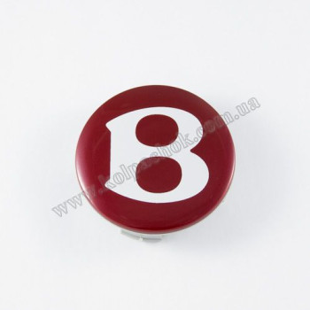 Ковпачок на диски Bentley червоний 3W0601170B (68мм)