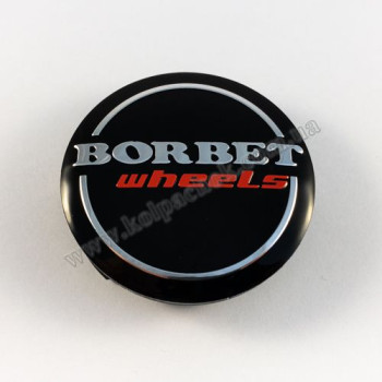 Ковпачок на диски Borbet чорний (56мм) Ковпачок на диски Borbet чорний (56мм)