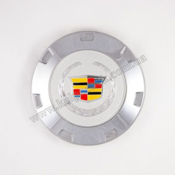 Ковпачок на диски Cadillac хром/колір. лого (184мм) Ковпачок на диски Cadillac хром/колір. лого (184мм)