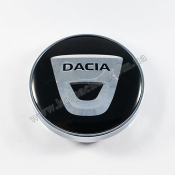 Ковпачок на диски Dacia чорний/хром лого (60мм) Ковпачок на диски Dacia чорний/хром лого (60мм)