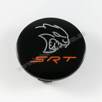 Ковпачок на диски Dodge SRT кішка/червоний лого (63мм) Ковпачок на диски Dodge SRT кішка/червоний лого (63мм)