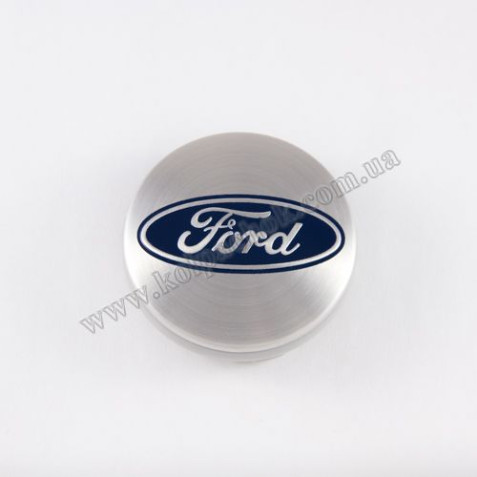 Ковпачок на диски Ford сірий/синій лого 6M211003AA (54мм)