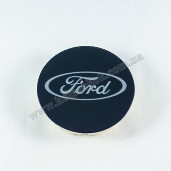 Колпачок на диски Ford синий/хром лого (58мм) Колпачок на диски Ford синий/хром лого (58мм)