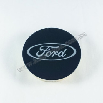 Колпачок на диски Ford синий/хром лого (58мм) Колпачок на диски Ford синий/хром лого (58мм)