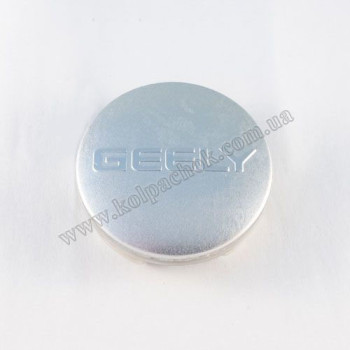Ковпачок на диски Geely хром лого (59мм)