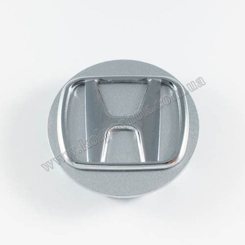 Ковпачок на диски Honda сірий/хром лого 44732-T7W-A (62мм)