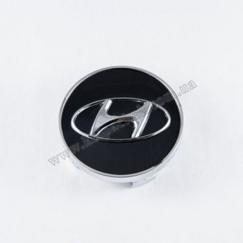 Колпачок на диски Hyundai черный/хром кант 52960-3K250 (60мм)