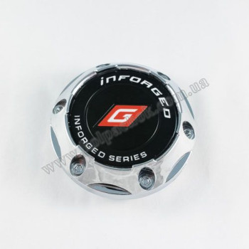 Колпачок на диски Inforged конус/болты/хром (56-64мм) Колпачок на диски Inforged конус/болты/хром (56-64мм)