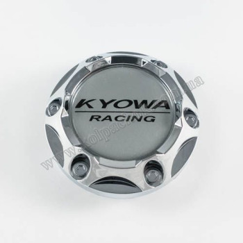 Ковпачок на диски Kyowa конус/хром/болти (62-68мм) Ковпачок на диски Kyowa конус/хром/болти (62-68мм)