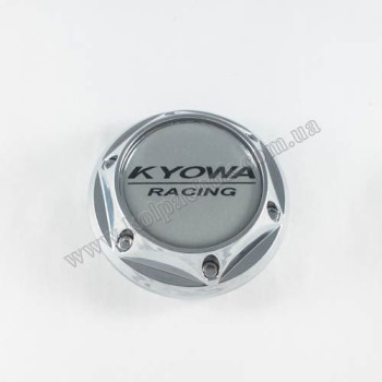 Ковпачок на диски Kyowa конус/хром/болти (62-67мм) Ковпачок на диски Kyowa конус/хром/болти (62-67мм)